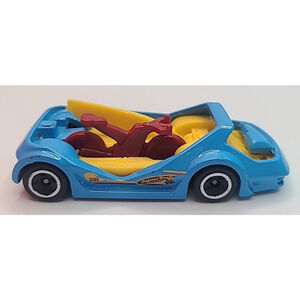 2018 Hot Wheels Deora III Jeffreys Bay South Africa Blue & Yellow 3" Diecast Car